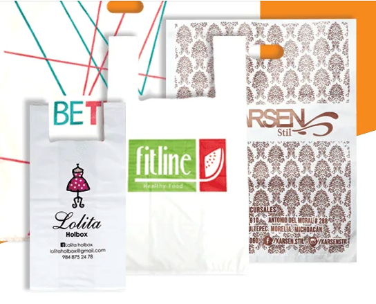 Bolsas impresas de plástico